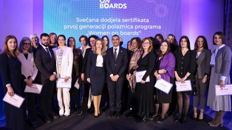 WOB osnažio i umrežio 21 liderku za ključne pozicije ekonomskog odlučivanja u Crnoj Gori
